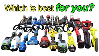 Best battery powered string trimmer? EGO, Dewalt, Toro, Kobalt, Craftsman, Ryobi, & more!