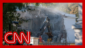 Demolition begins to replace White House East Wing with Trump’s ballroom