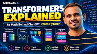 🤖 Transformers Explained Visually: The Math Behind ChatGPT (+ PyTorch Build) 🔥