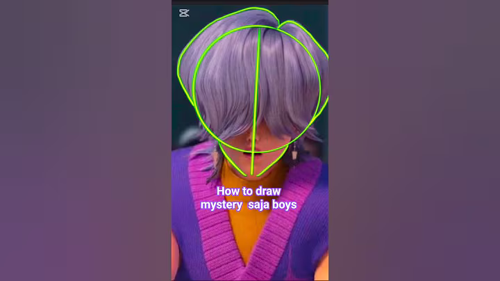 how to draw Mystery saja boys kpop demon hunters