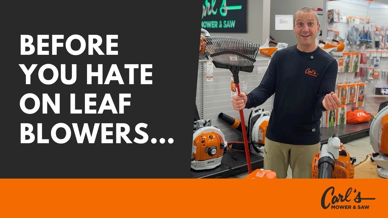 Why Leaf Blowers Deserve a Little More Credit - YouTube