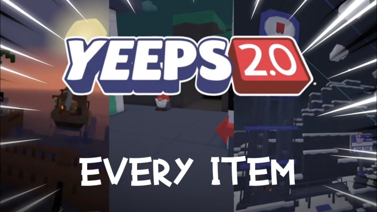 Every New Item in Yeeps 2.0 (So far) - YouTube
