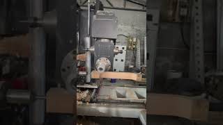 Making chair brain tenons mortise, 5 axis CNC milling lathe #woodworking #5axiscnc#cncwoodlathe