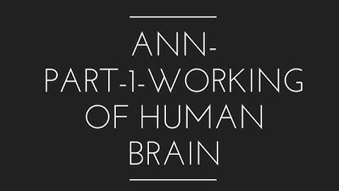 Artifical Neural Network-PART-1-Civil Engineering 3160619-GTU