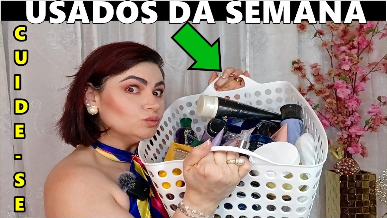 USADOS DA SEMANA - MULHER, CUIDE-SE! #youtubeviral #youtubevideo #beleza #perfumada #skincare 