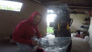 Junak RX 2 Cyclone - klęcznik i błotnik tenera 750 unboxing