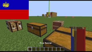 Minecraft Flag Banner Tutorial: Liechtenstein - SRPFC