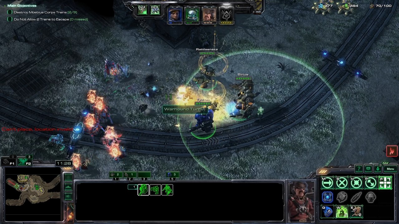 StarCraft 2 Co-op | Tychus & Karax | Oblivion Express | Brutal