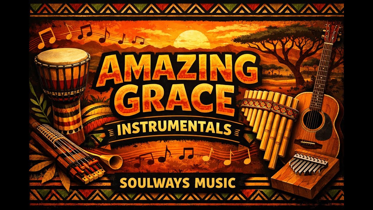 Amazing Grace Instrumental Vocals at the End I African Worship I Soulways Music.