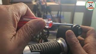 How to replace damage ignition key for Electric bike