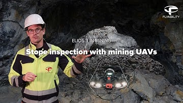 Stope inspections and mapping with the Elios 3. Discover mining UAVs for stope mapping