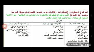 كتابة موضوع مقالة عن وصف غرس الأشجار واهمية الشجرة ووصف حفل تكريم للطلاب المتميزين في الحاسوب