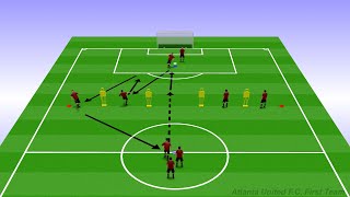 Technical Passing Drill with Wide Players