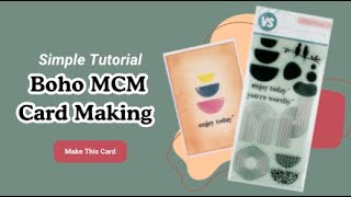 Boho Card Making | EASY Card Tutorial
