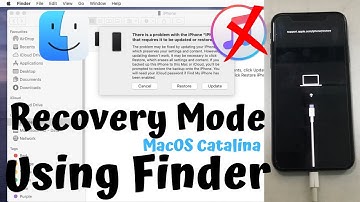 How to Put iPhone in Recovery Mode Using Finder on MacOS Monterey/Big Sur, Catalina, Without iTunes