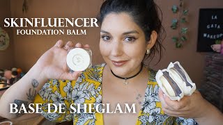 SKINFLUENCER FOUNDATION | SHEGLAM by Shein | ¿cobertura y acabado perfecto? vamos a probarla!