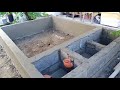 Concrete Pond build 3 days (with 3 fiter chambers)