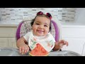 CUTE Baby Eats Watermelon For The First Time!