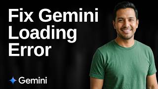 Fix Gemini Loading Error (Easy Guide) Guide