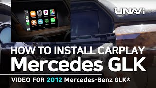 How to install APPLE CARPLAY for MERCEDES-BENZ GLK CLASS 2010, 2011, 2012