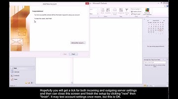 How to set up your emails on Outlook 2010