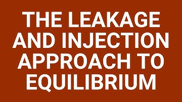 Injections and leakages approach to determining equilibrium income