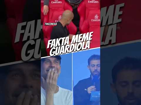 amertoto x golden777 - Fakta meme Guardiola ternyata tidak sedang berbicara dengan kursi kosong. 😔😳