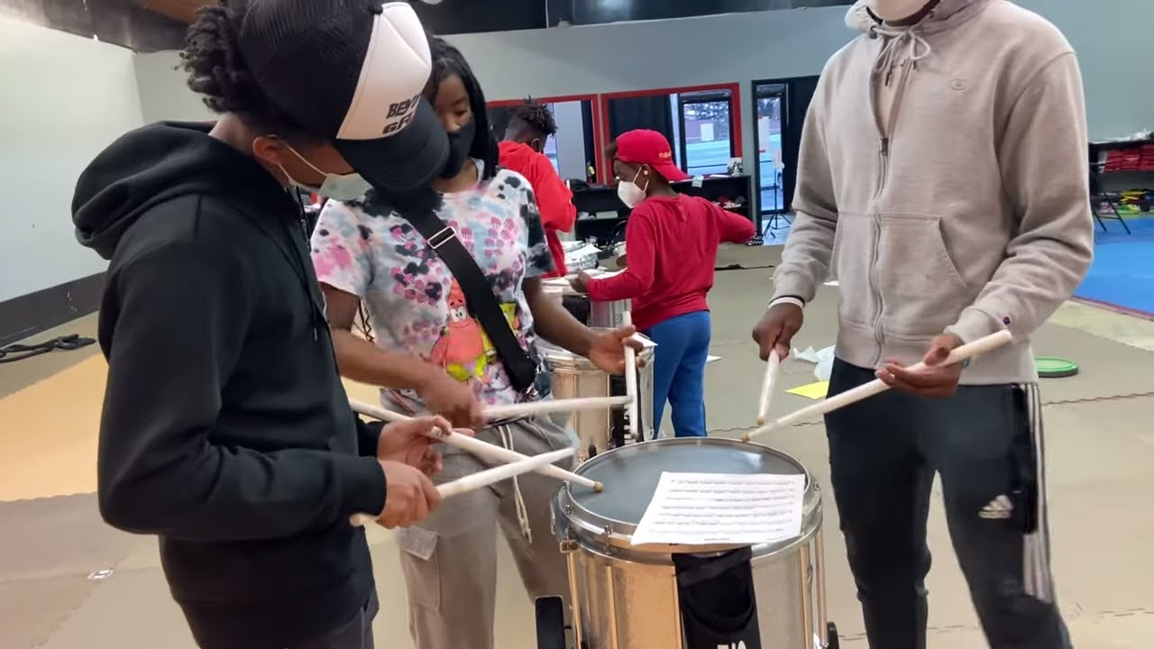 Learning New Drumline Music with Atlanta Drum Academy YouTube