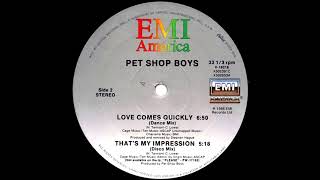 Pet Shop Boys - That&#39;s My Impression (Disco Mix) 1986