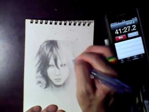 ゴールデンボンバーの歌広場淳さんを描いてみた。修行画15