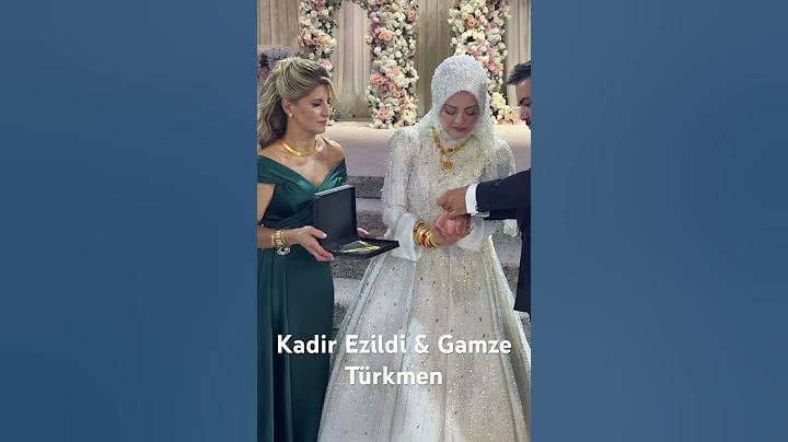 Kadir Ezildi Ve Gamze Türkmen Düğün Görüntüleri Sonunda Erdiler Muradlarına Nasıldılar?#kadirezildi