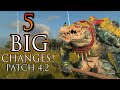 Lizardmen Buffs and more with Patch 4.2!