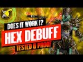 Estce que cela marche  hex debuff test  thea oneshot waves peutil   raid lgendes de lombre