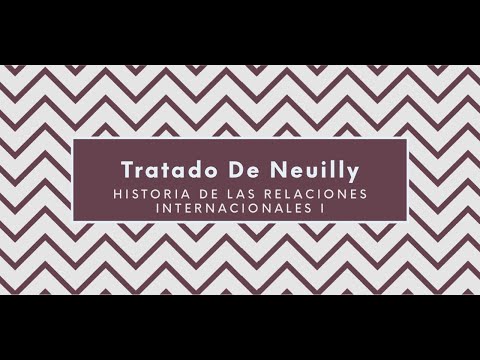 Vídeo: Quais foram os termos do Tratado de Neuilly?