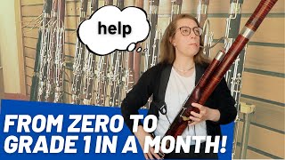 I learned the bassoon and tried to pass my grade 1 | Team Recorder + ABRSM