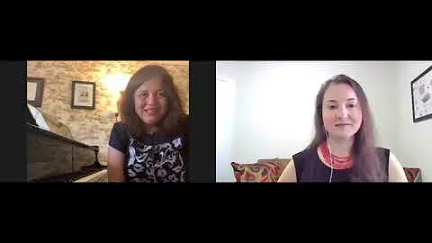 Eniko Oszlai Interviewing Me