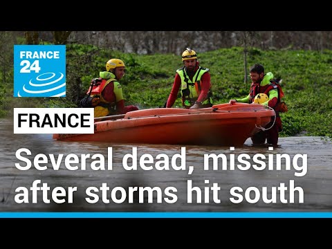 Several dead in southern France after violent storms flood bridges • FRANCE 24 English