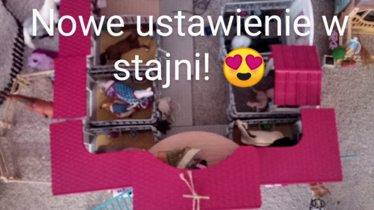 Nowe ustawienie w stajni 😍Schleich po polsku😍🤩