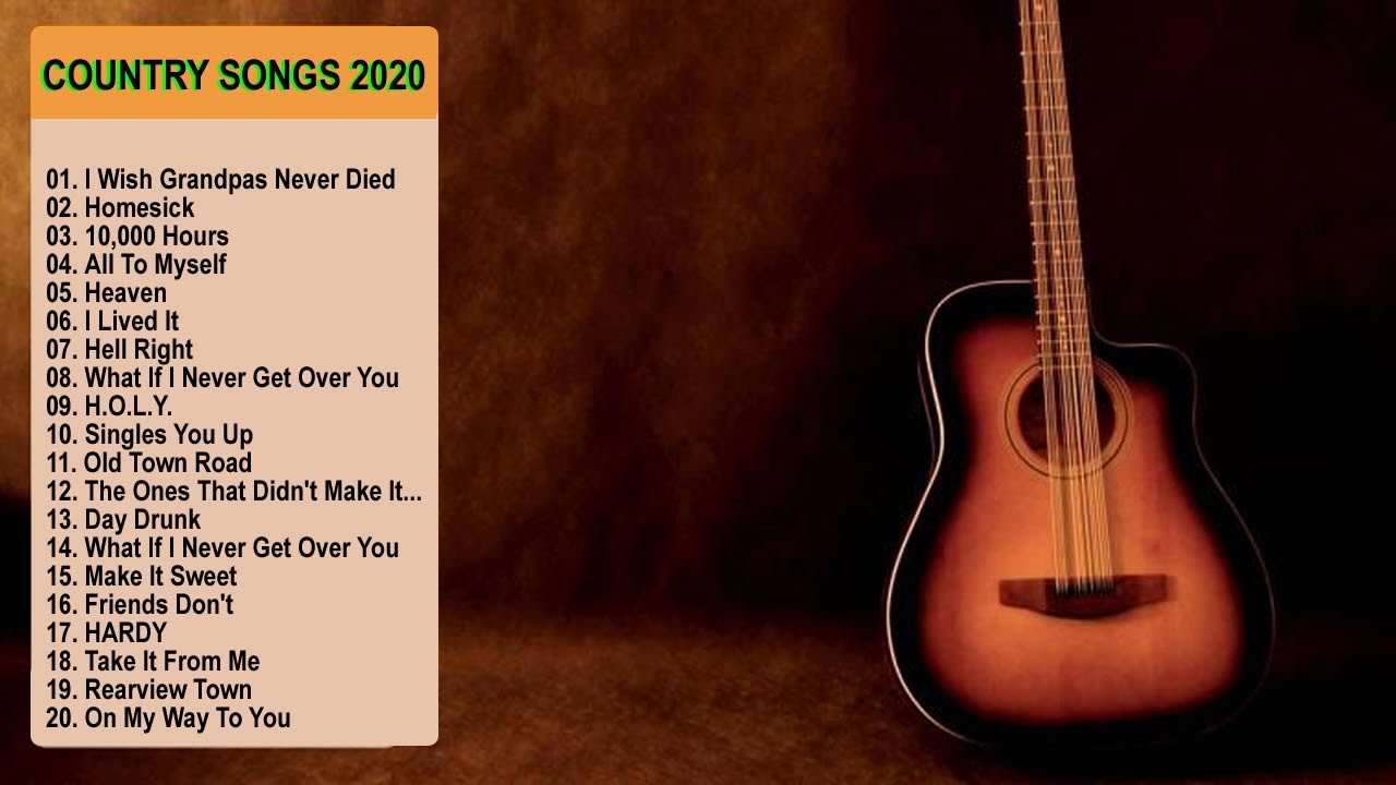 Country Music Playlist 2020 Top Country Songs of (Best Country Hits