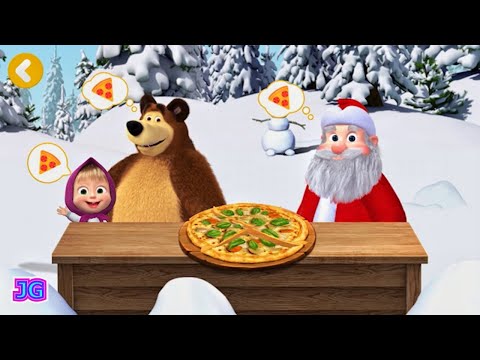 Маша и Медведь: Пиццерия | Что-нибудь вкусненькое | НОВАЯ ИГРА мультик про Машу для детей