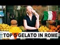 5 BEST GELATO IN ROME, ITALY🍧 LOCALS SECRETS