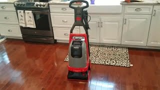 I received this machine with the upholstery tool from home depot seeds
program to review. my house has all hardwood floors but we have
several rugs which...