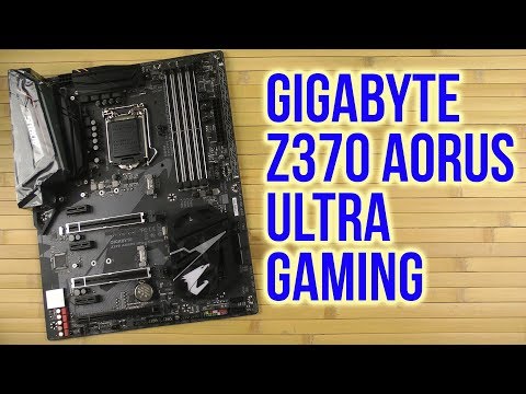 Распаковка Gigabyte Z370 AORUS Ultra Gaming