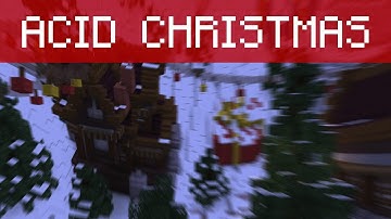 ACID CHRISTMAS - Minecraft 360° Acid Shaders Cinematic [4K]