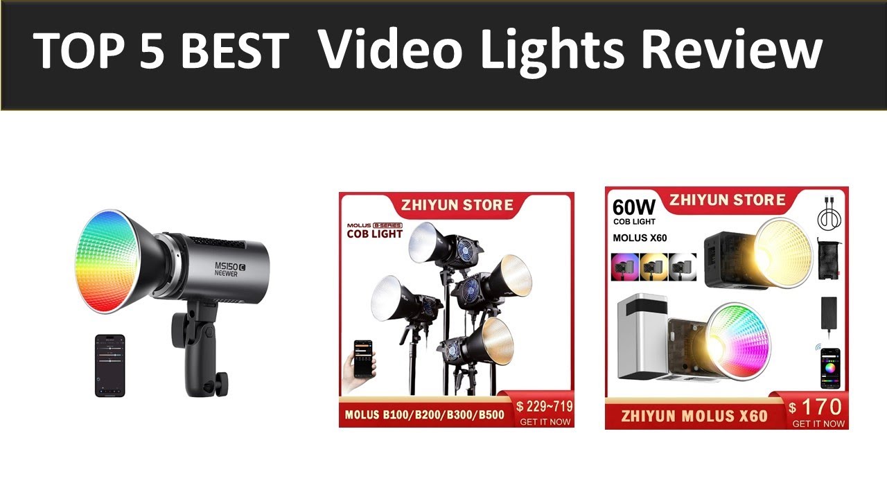 TOP 5 BEST  Video Lights Review 2025
