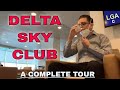 COMPLETE TOUR of The Delta Sky Club at LaGuardia Airport (Terminal C)