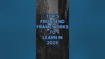 Top 5 Frontend Frameworks To Learn In 2025 #frontend #frontenddevelopment #webdevelopment #nodejs