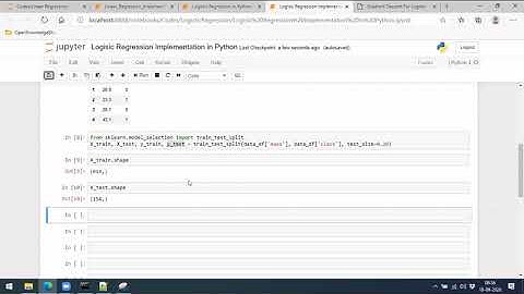 Implementation of Logistic Regression using Numpy Python  |  Open Knowledge Share