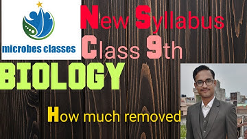 Reduced Syllabus for CBSE Class 9 2020-21/ HOW Much syllabus is Reduced for class 9 Science(BIOLOGY)
