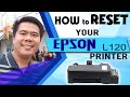 How to RESET your Epson L120 printer (Epson L130, 220, 310, 360, 365)